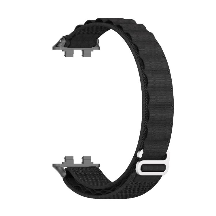 Punottu nailonranneke Huawei Band 11/11 Pro - Svart / kudottu nailonranneke