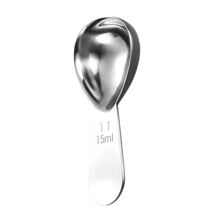 15 ml:n mittauslusikka ruostumattomasta teräksestä / 15 ml:n kahvimittalusikka