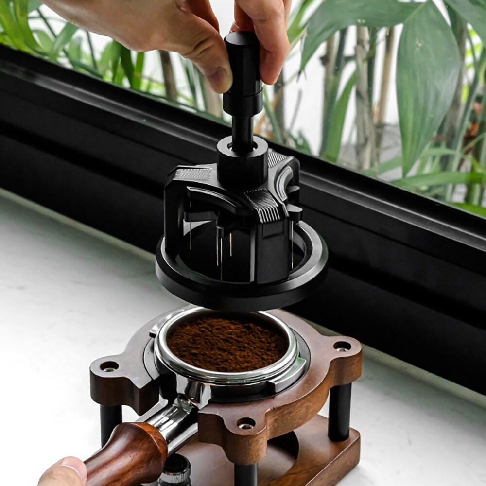 Pyörivä WDT-työkalu 58 mm / pyörivä neulajakelain espressolle / neulajakelain kahville