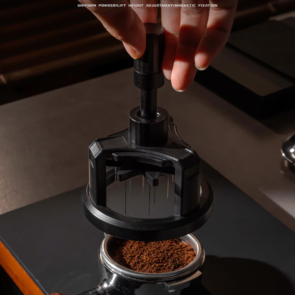 Pyörivä WDT-työkalu 58 mm / pyörivä neulajakelain espressolle / neulajakelain kahville