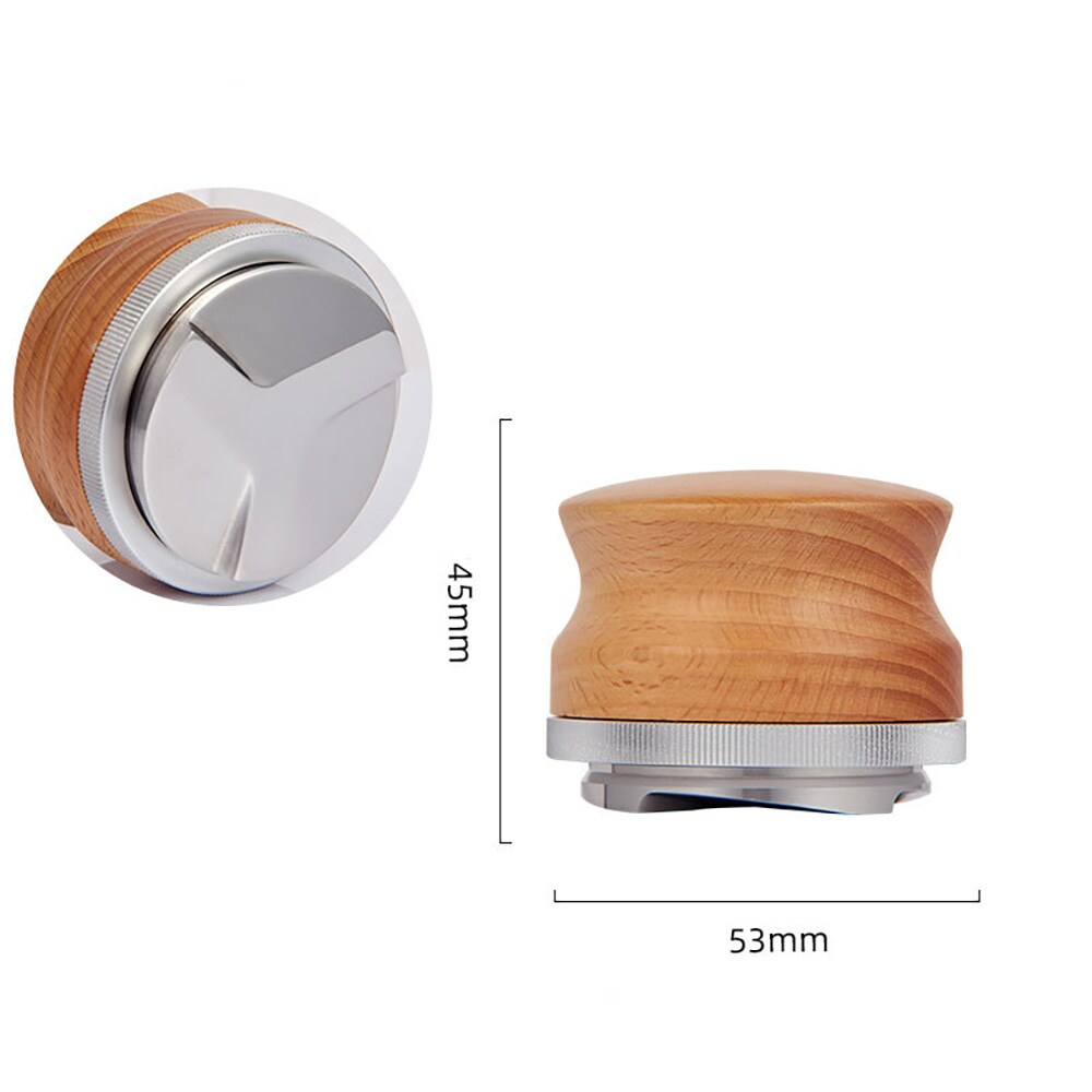 Kahviannostelija, puukahvalla, 53 mm / kahviannostelija 53 mm / espresson annostelija portafilterille