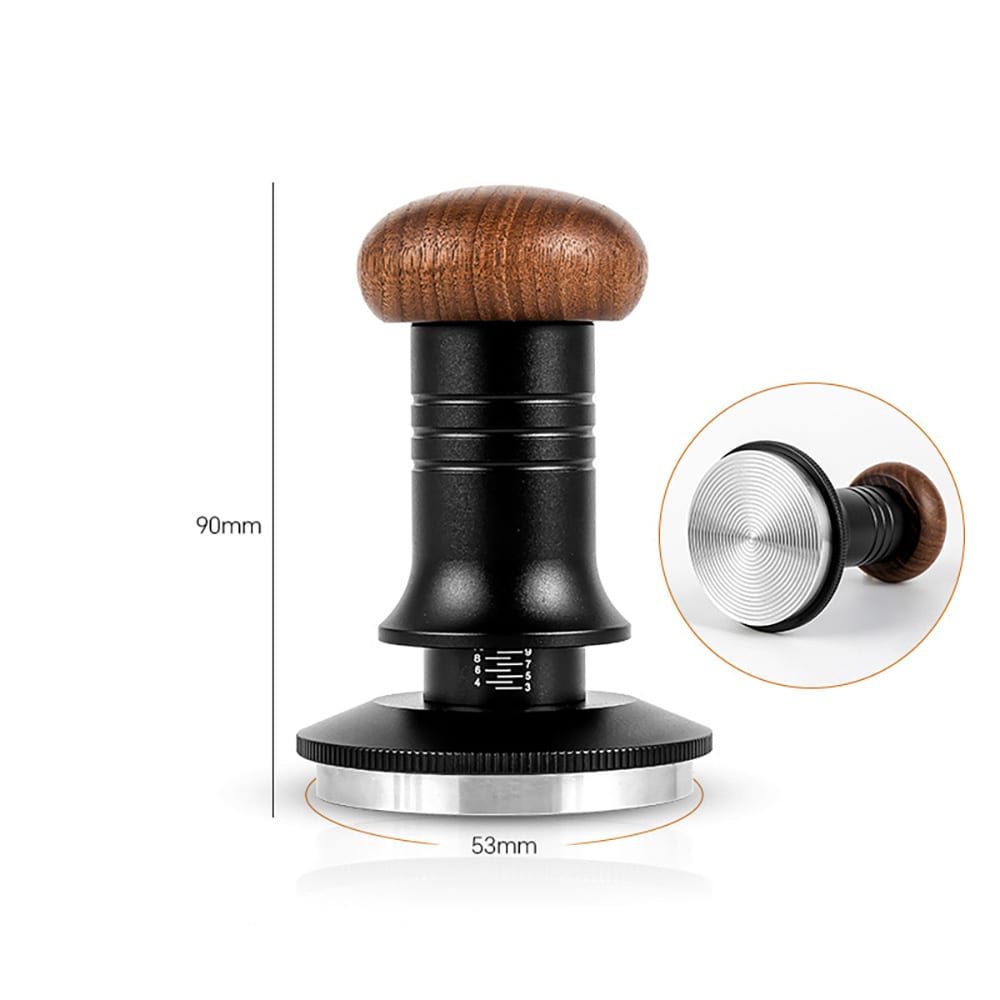 Säädettävällä paineella varustettu tamperi 53 mm / säädettävä espressotamperi / kahvitamperi