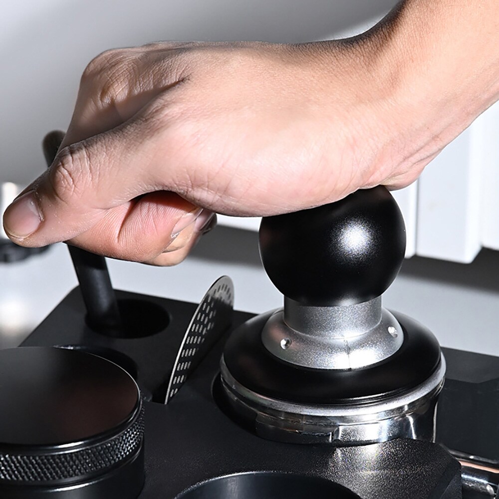 Tamper, 14 kg:n paine / kiinteän paineen espressotamper / kahvitamper, 58 mm