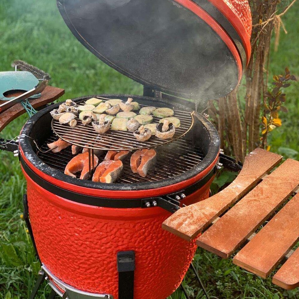 Ylägrilliritilä keraamiseen grilliin yli 66 cm / lisägrillitaso kamadoon / grillitarvike