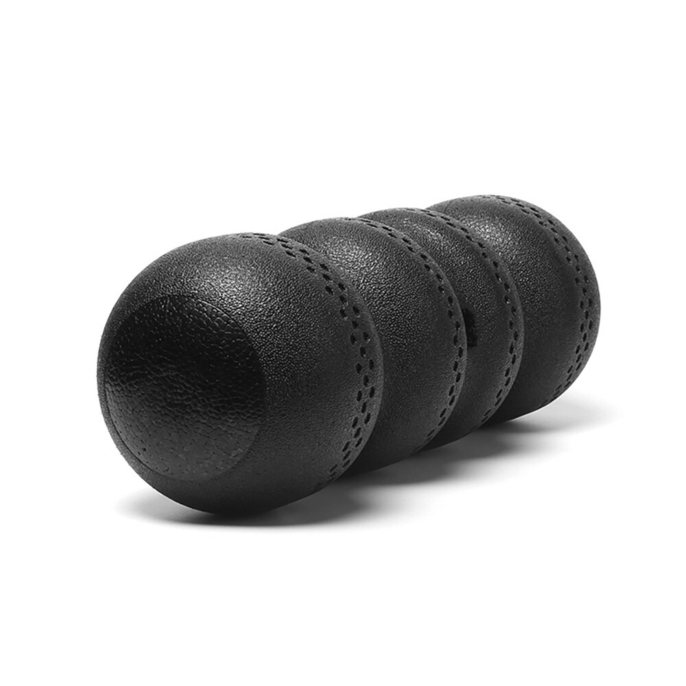 EPP-joogarulla Ø15 x 45 cm / hierontarulla selälle / musta foam roller selkähierontaan / kovuus 75°