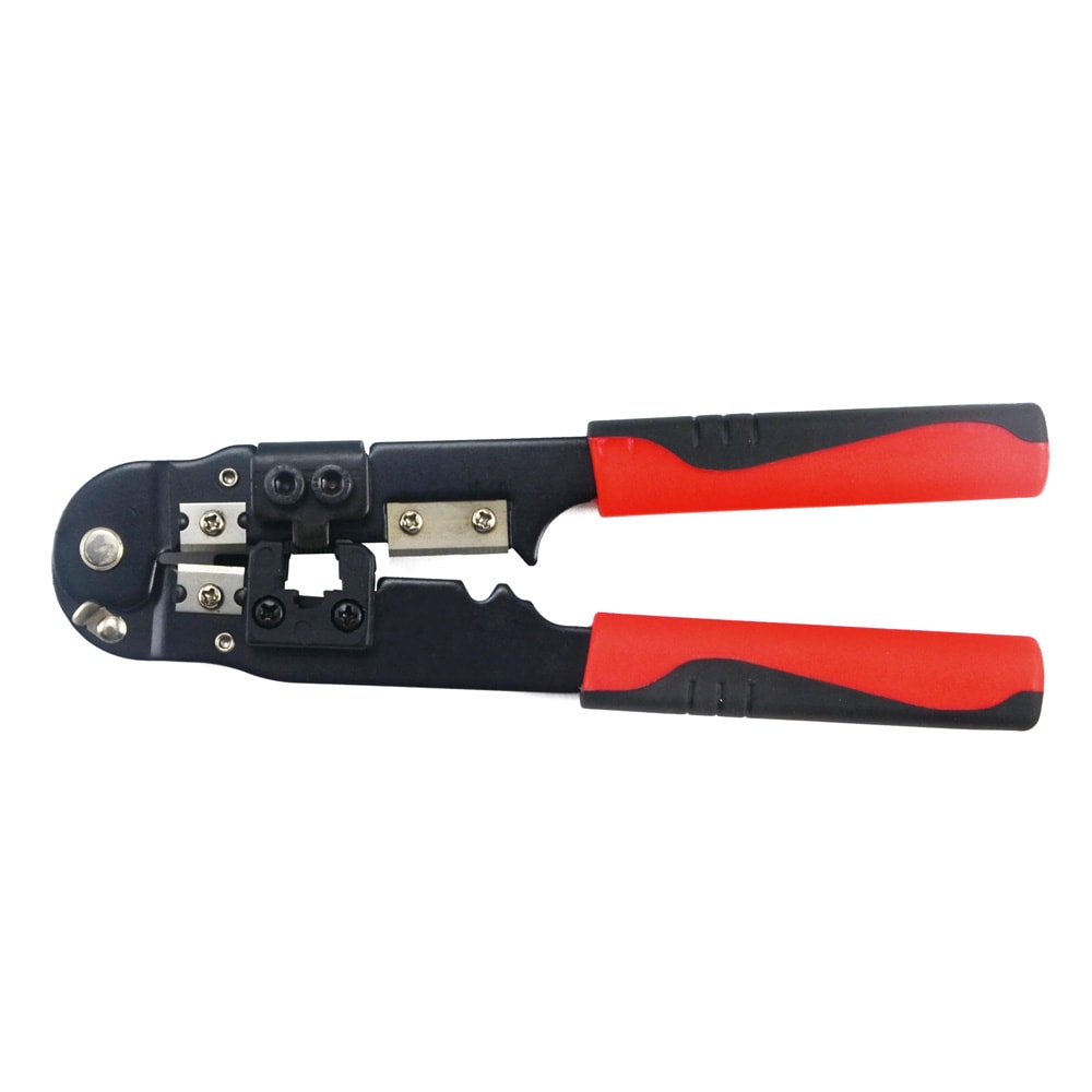 RJ45-puristuspihdit 3-in-1 / verkkopihdit RJ45- ja 8P8C-liittimille / kaapelinkuorija