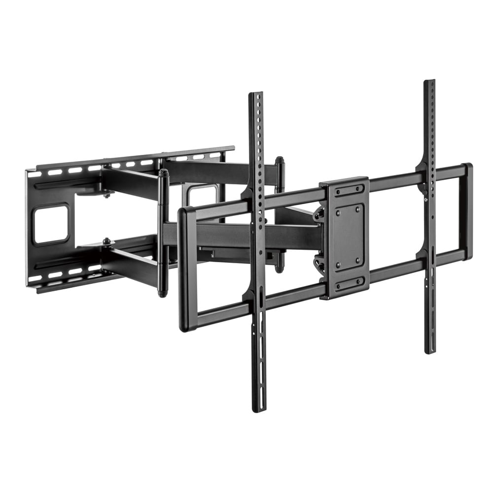 Full motion TV-seinäkiinnike 60-120 tuumaa / kääntyvä ja kallistettava TV-kiinnike / VESA-kiinnike jopa 120 kg