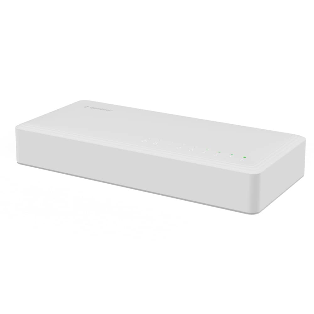 8-porttinen verkkokytkin 10/100/1000 Mbps / Gigabit-kytkin, jossa on 8 porttia