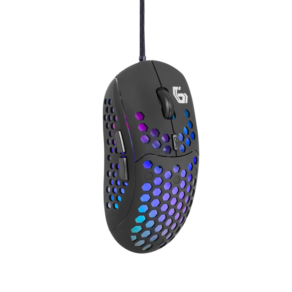 Pelihiiri RGB:llä ja 6 painikkeella / USB-pelihiiri, jossa on RGB-valaistus