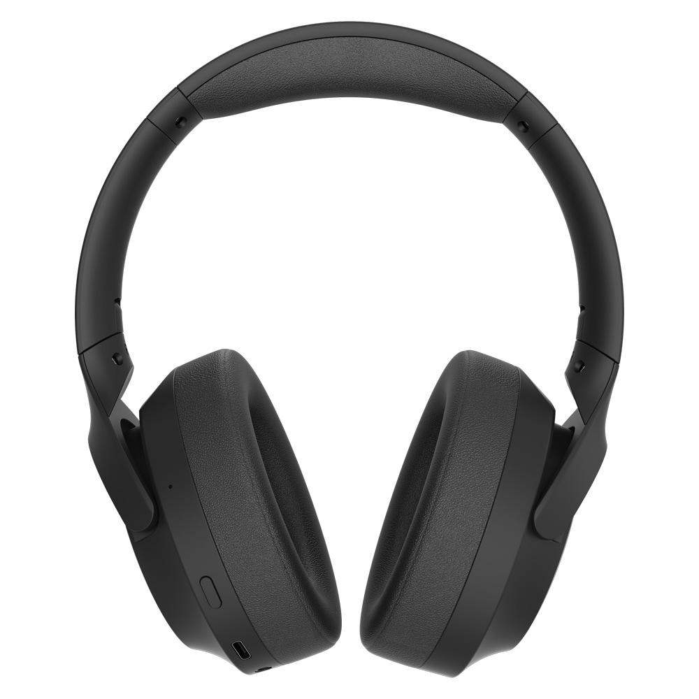 Bluetooth-headset ANC-melunvaimennuksella / langattomat kuulokkeet mikrofonilla / musta headset melunvaimennuksella