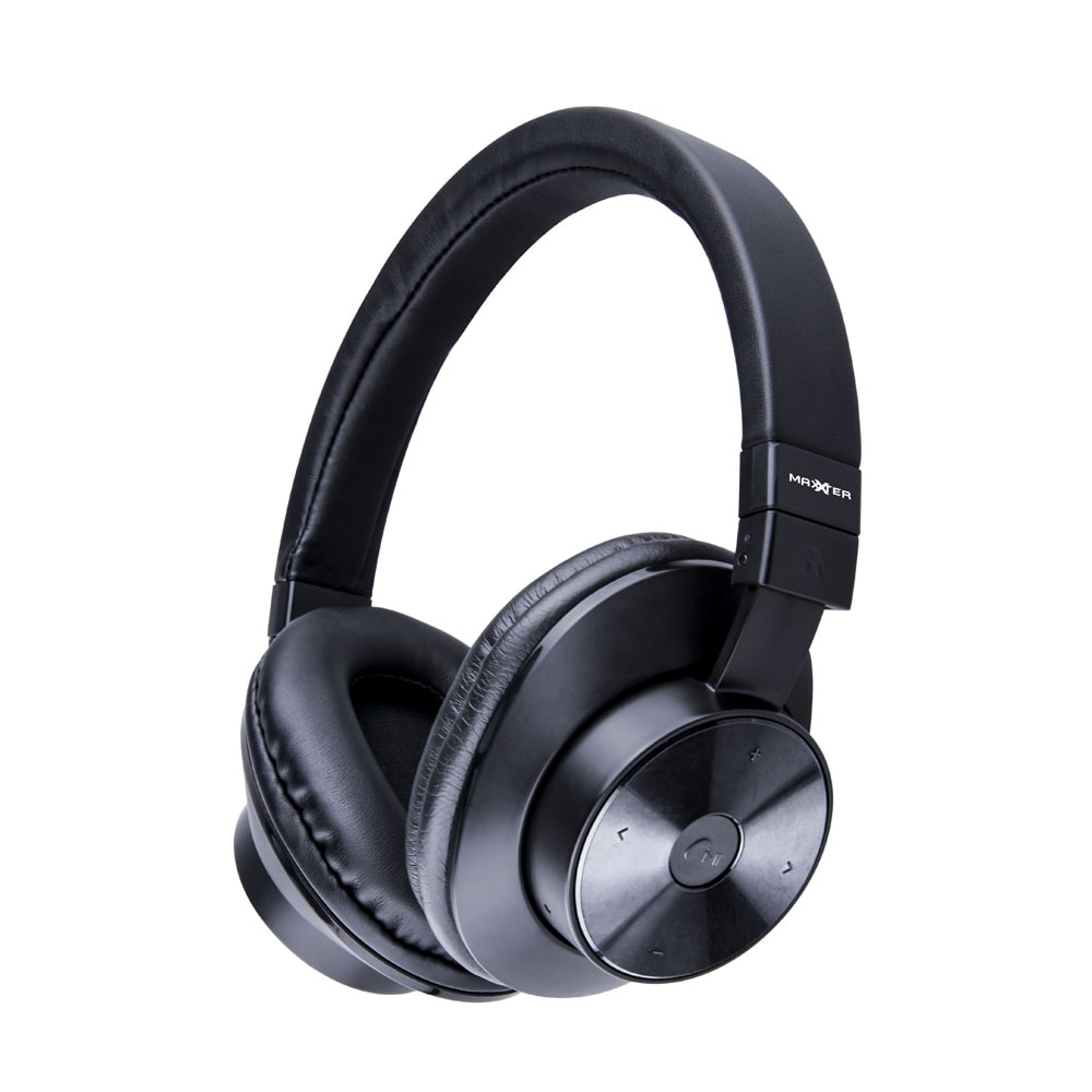Maxxter Bluetooth-kuulokkeet mikrofonilla / langattomat stereokuulokkeet / kuulokkeet 5 tunnin kuunteluajalla
