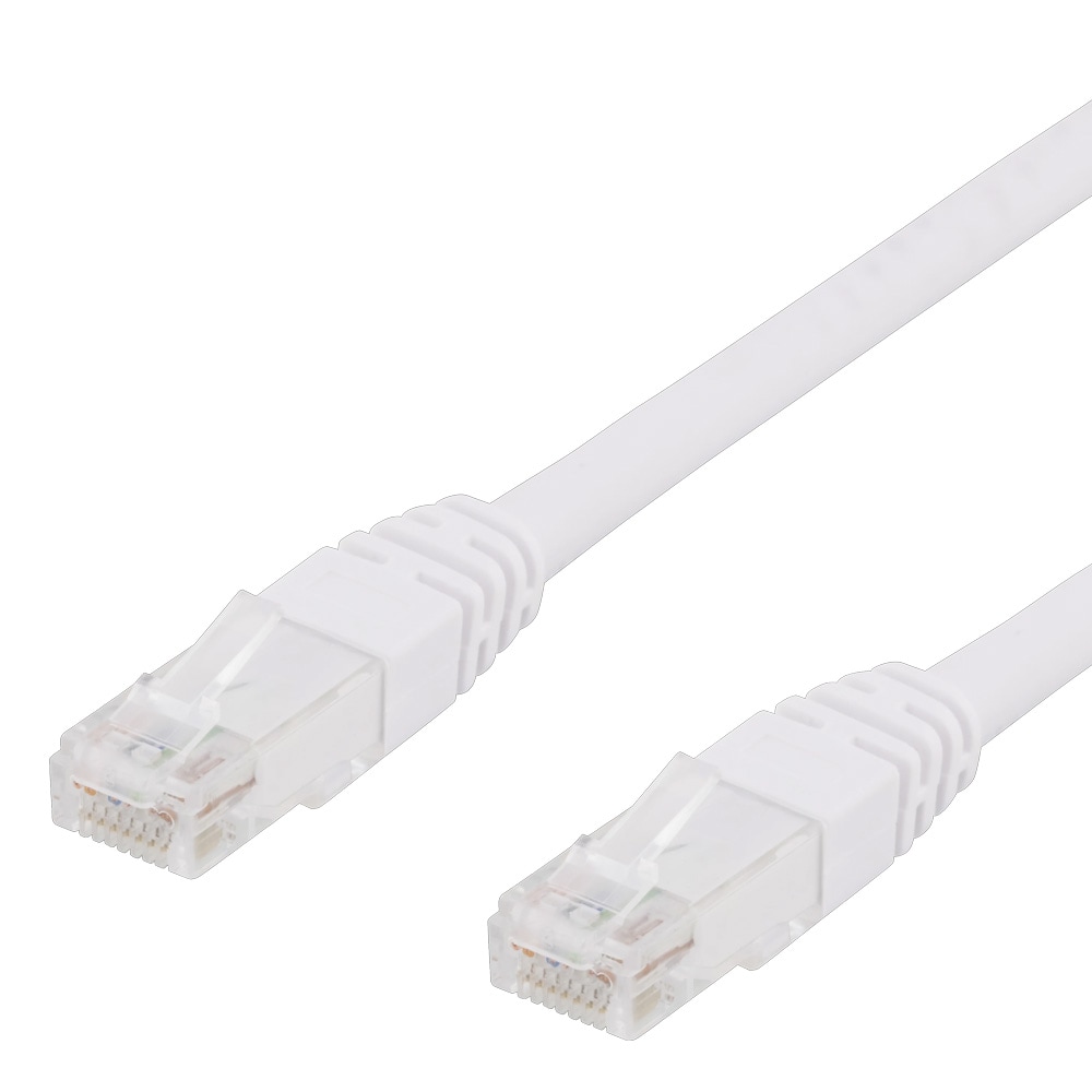 Deltaco U/UTP Cat6 patch-kaapeli 1 m / Cat6 verkkokaapeli / Ethernet-kaapeli RJ45