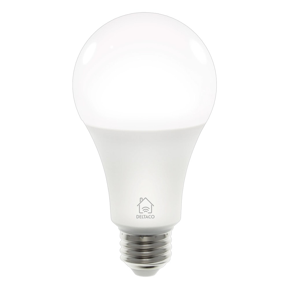 Deltaco Smart Home LED-lamppu E27 WiFi 9 W 2700-6500 K / Smart LED-lamppu E27