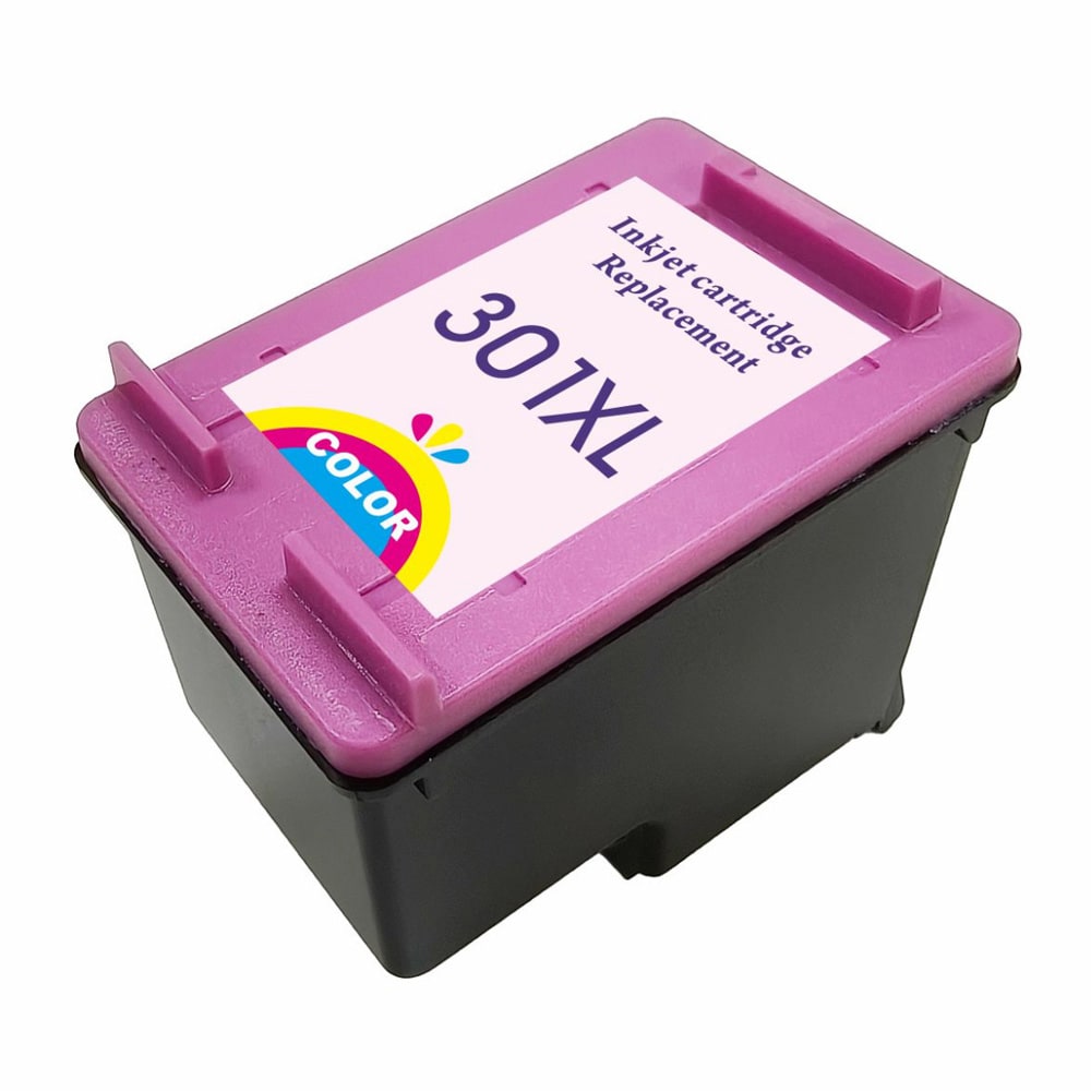 301XL mustekasetti HP-tulostimiin / yhteensopiva värikasetti 18 ml / syaani, magenta ja keltainen