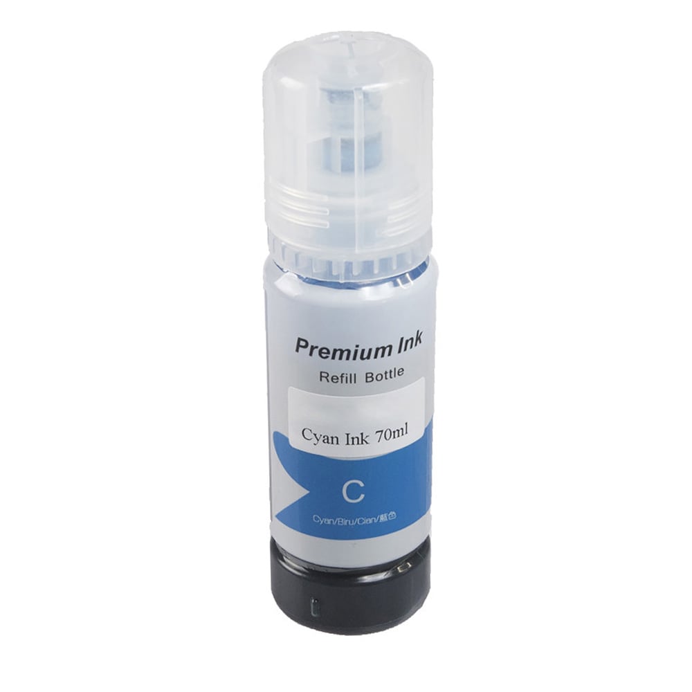 Mustetäyttö Epson-tulostimille syaani / 70 ml / C13T03V24A / C13T03R240 / C13T00S24A