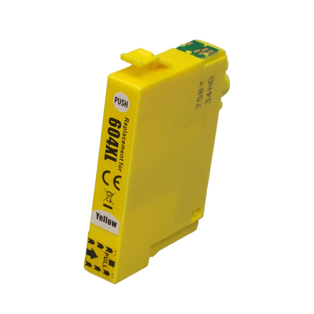 Mustekasetti Epson-tulostimille 604XL keltainen / yhteensopiva kasetti / 10 ml / C13T10H44010