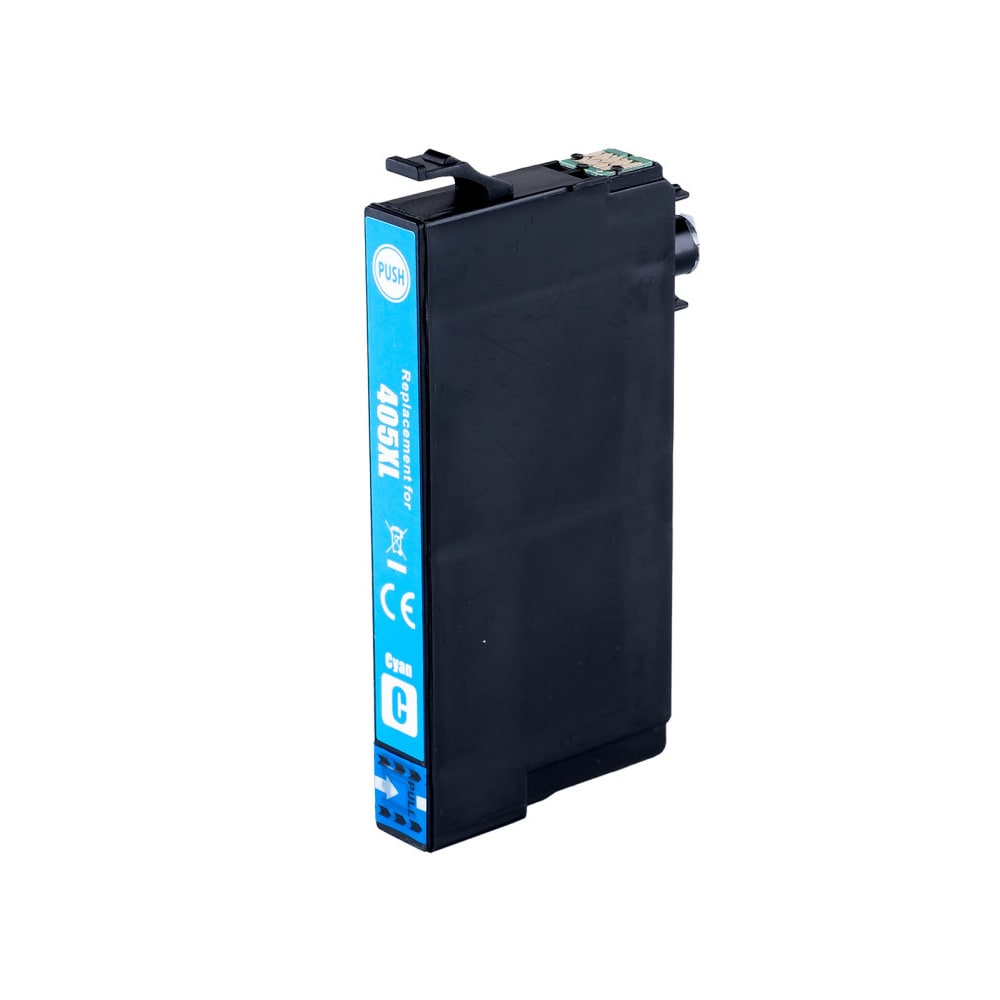 Mustekasetti Epson-tulostimille 405XL syaani / yhteensopiva kasetti / 19 ml / C13T05H24010