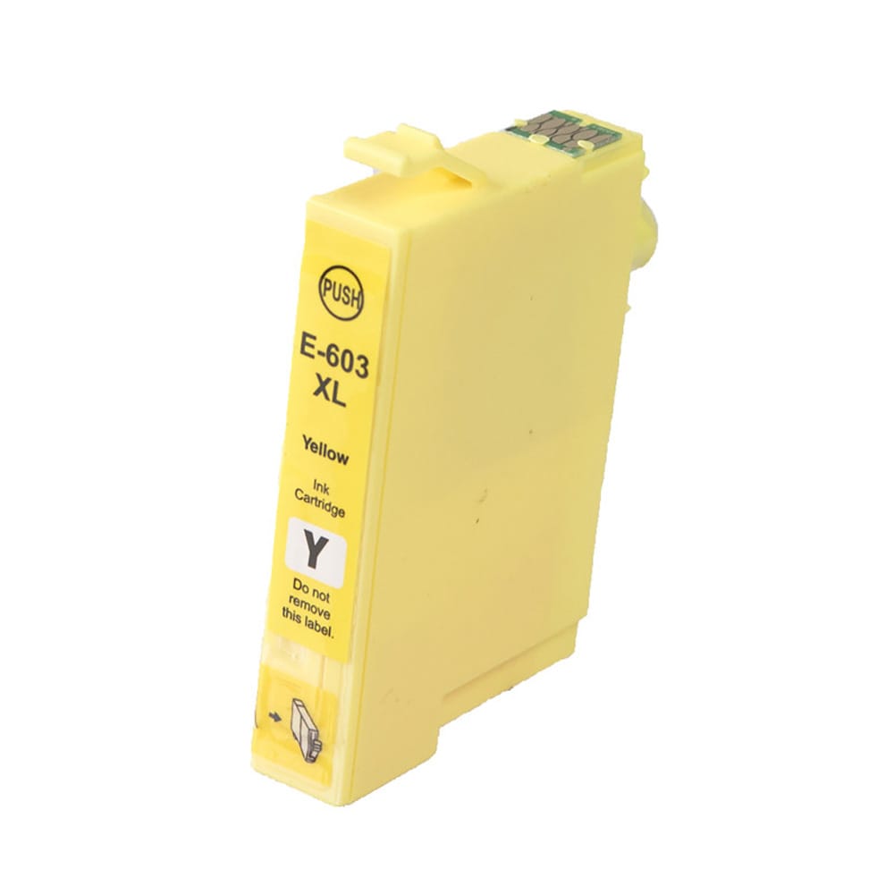 Mustekasetti Epson-tulostimille 603XL keltainen / yhteensopiva kasetti / 14 ml / C13T03A44010