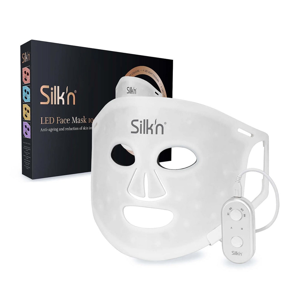 Silk'n Facial LED Mask 100 LEDs / LED-kasvonaamio 4 valotilalla / kasvojen ihonhoitonaamio