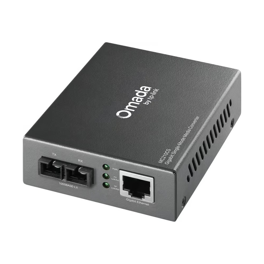 TP-LINK-muunnin GBit RJ45 > GBit / TP-LINK gigabitin mediamuunnin RJ45 SC:hen