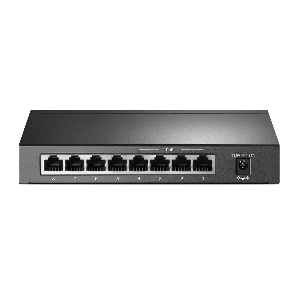 TP-LINK-kytkin TL-SG1008P 8xGBit / 8-porttinen gigabitin kytkin PoE:llä / Hallitsematon PoE-kytkin TL-SG1008P