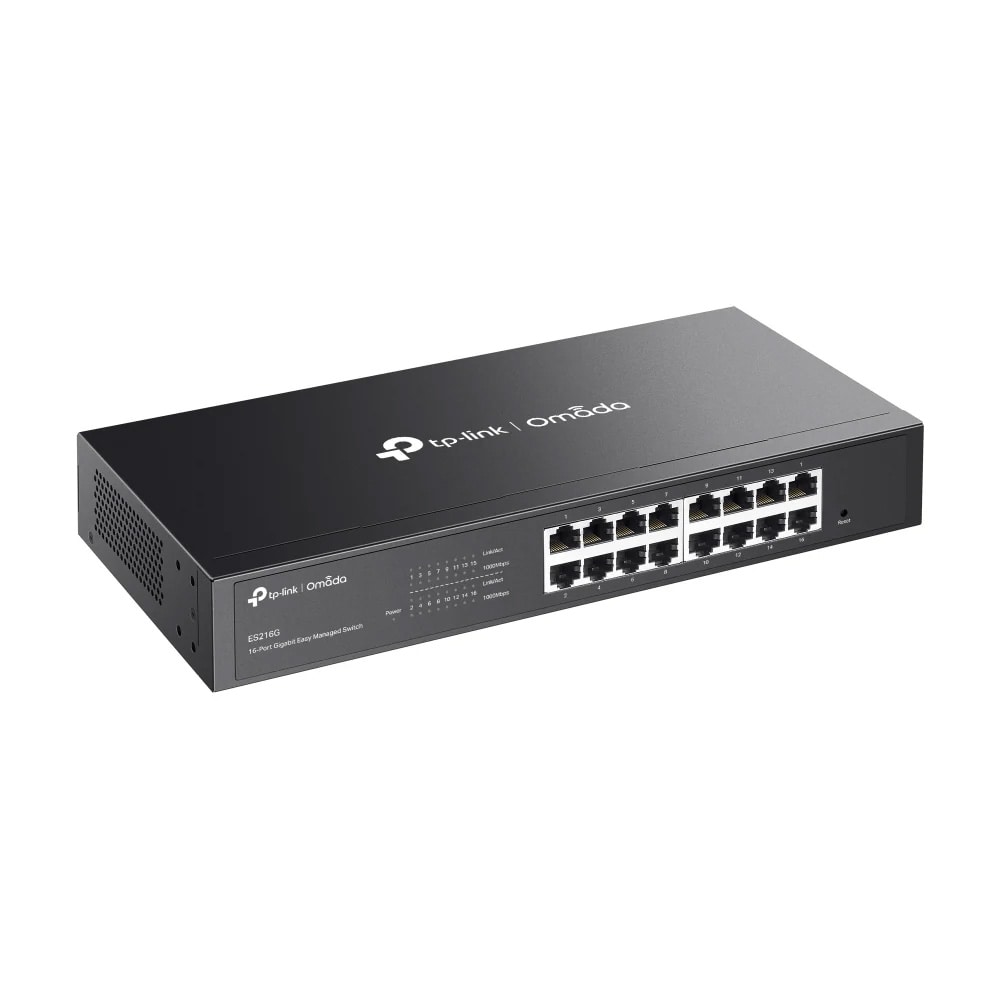 TP-LINK-kytkin Omada ES216G 16xGBit / Hallittu 16-porttinen gigabittikytkin