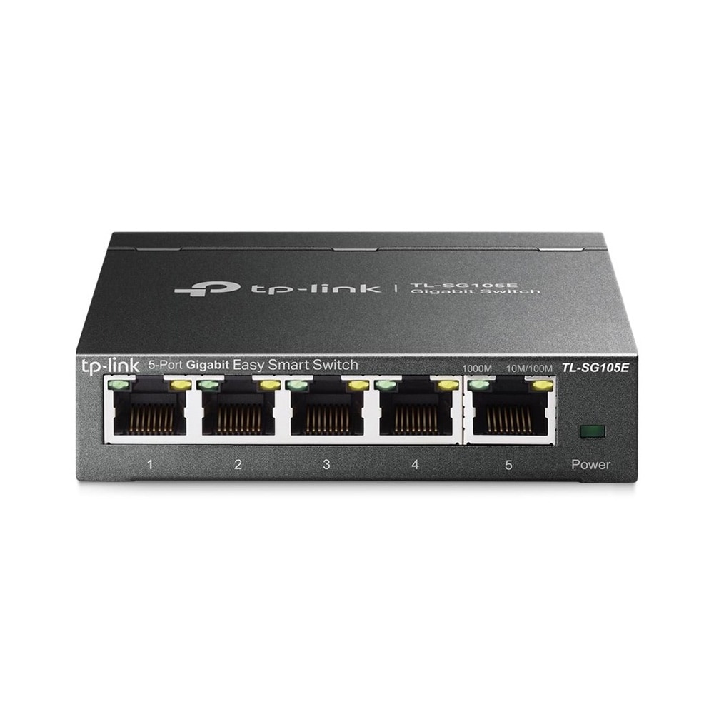 TP-LINK-kytkin TL-SG105E / 5-porttinen gigabittikytkin / Hallittu 5-porttinen kytkin