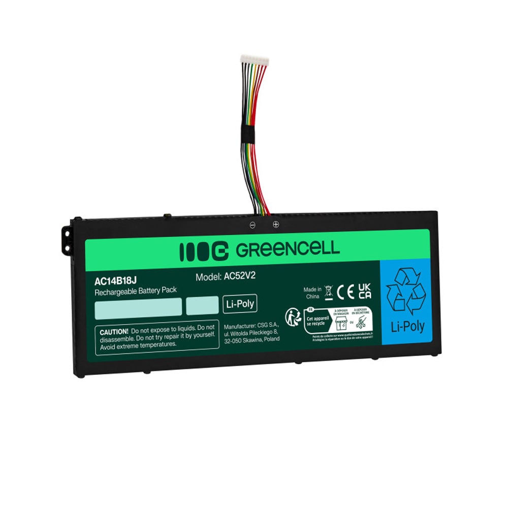 Green Cell -kannettavan akku Acer Aspire 3 A315-23 ja A315-55G -malleihin / vara-akku