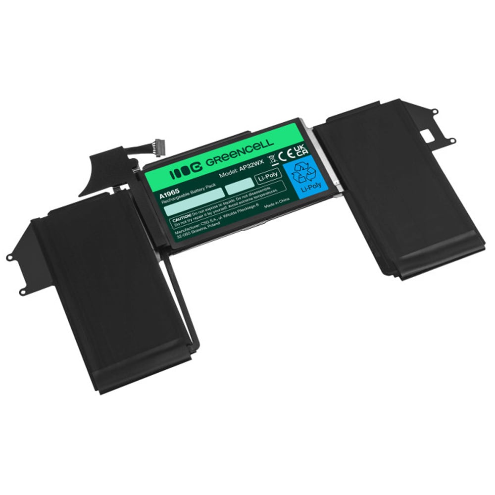 Green Cell A1965 -akku Apple MacBook Air 13 A1932 A2179 -malleihin (2018, 2019, 2020) / vara-akku