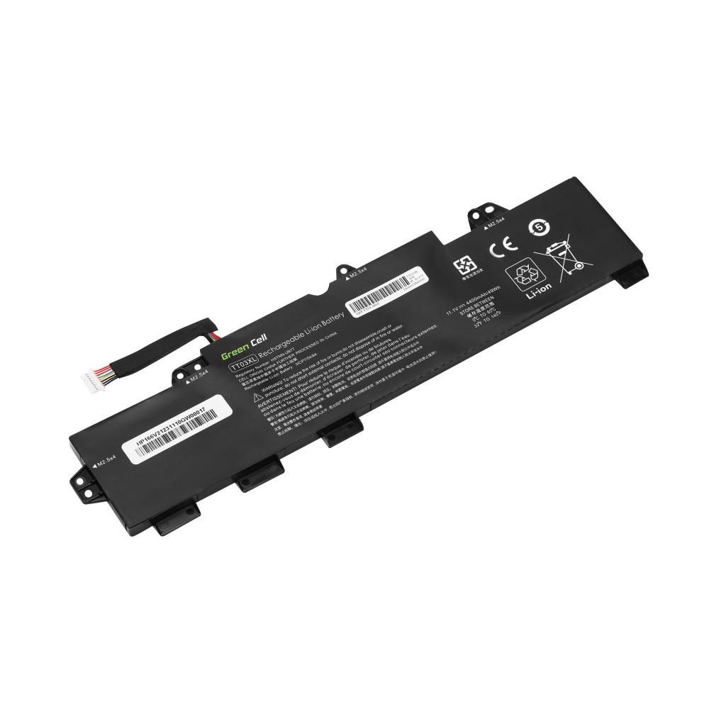 Green Cell -kannettavan akku TT03XL HP EliteBook 755 G5:lle, HP EliteBook 850 G5:lle ja HP ZBook 15u G5:lle / vara-akku