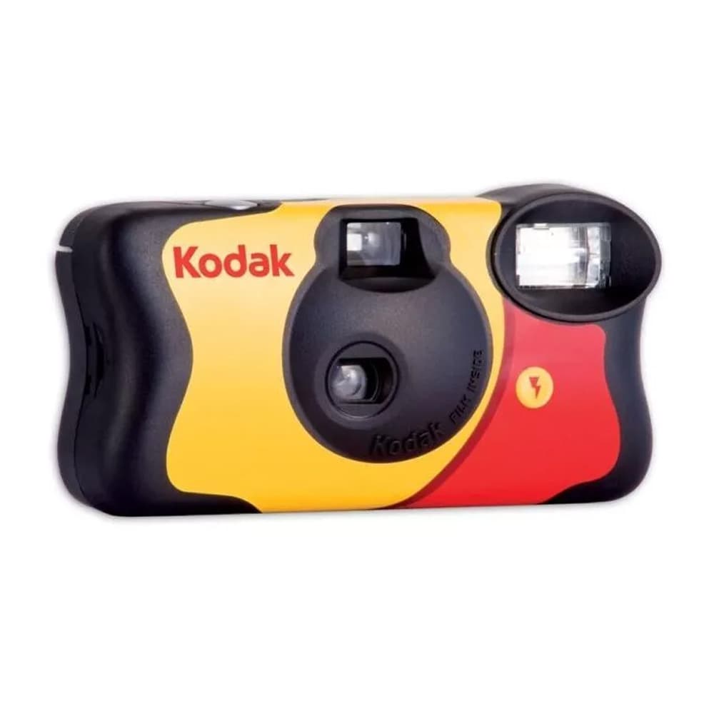 Kodak Fun Saver -kertakäyttöinen kamera, 27 kuvaa / kertakäyttöinen kamera / 35 mm:n kertakäyttöinen kamera salamalla