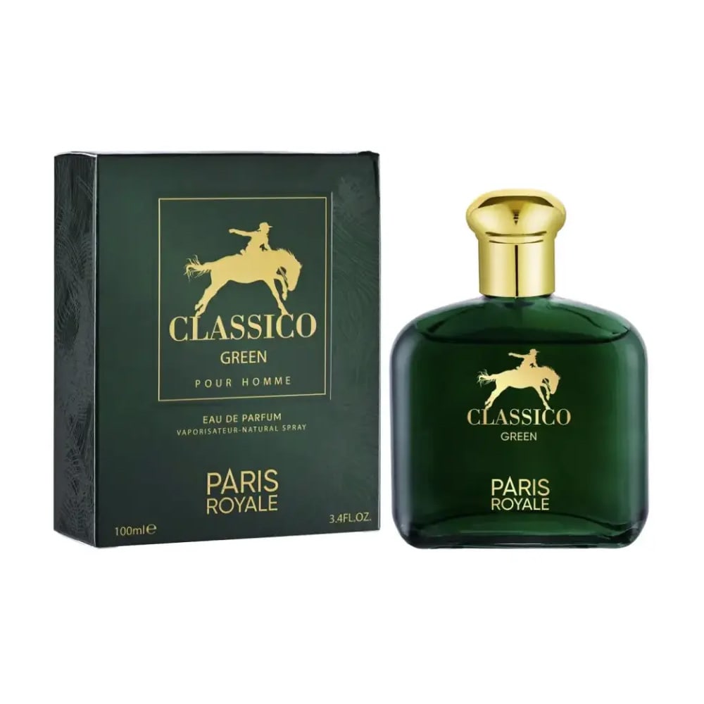 Paris Royale Classico Green EDP 100ml / Miesten hajuvesi Eau de Parfum / Woody chypre hajuvesi miehille