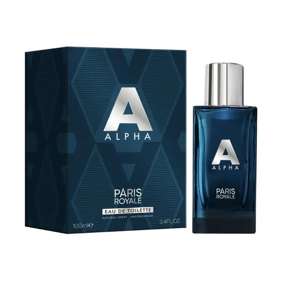 Paris Royale Alpha EDP 100ml / Miesten hajuvesi Eau de Parfum / Aromaattinen fougère-parfyymi miehille