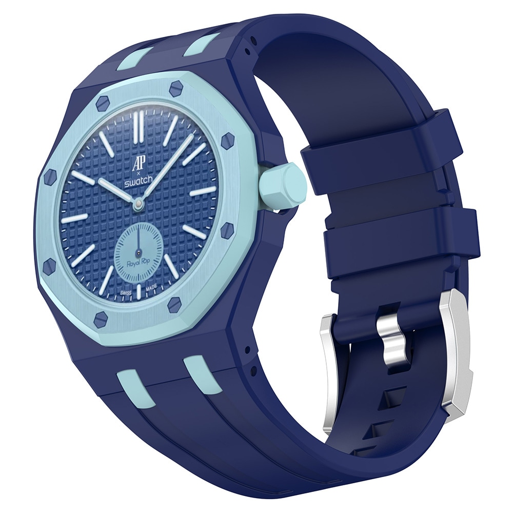 Silikoninen ranneke ja suojakuori AP x Swatch Royal Pop Lan Ba