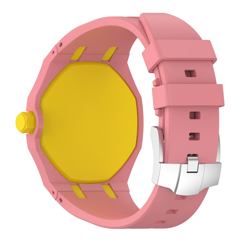 Silikoniranneke ja suojakuori AP x Swatch Royal Pop Otg Roz -rannekkeelle
