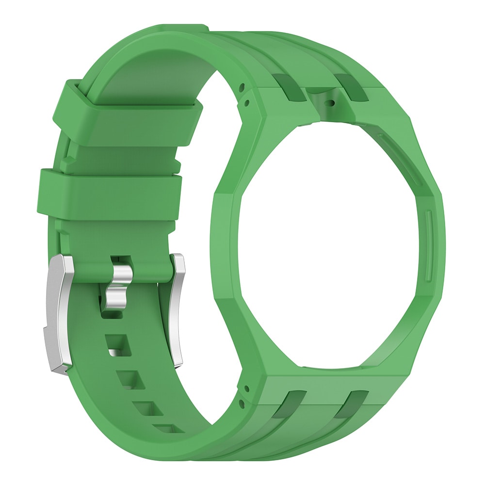Silikoniranneke ja suojakuori AP x Swatch Royal Pop Green Eight