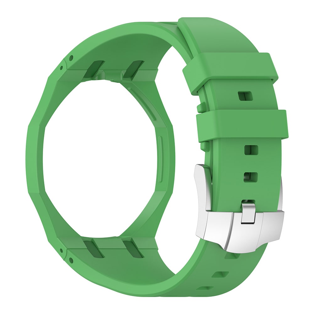 Silikoniranneke ja suojakuori AP x Swatch Royal Pop Green Eight