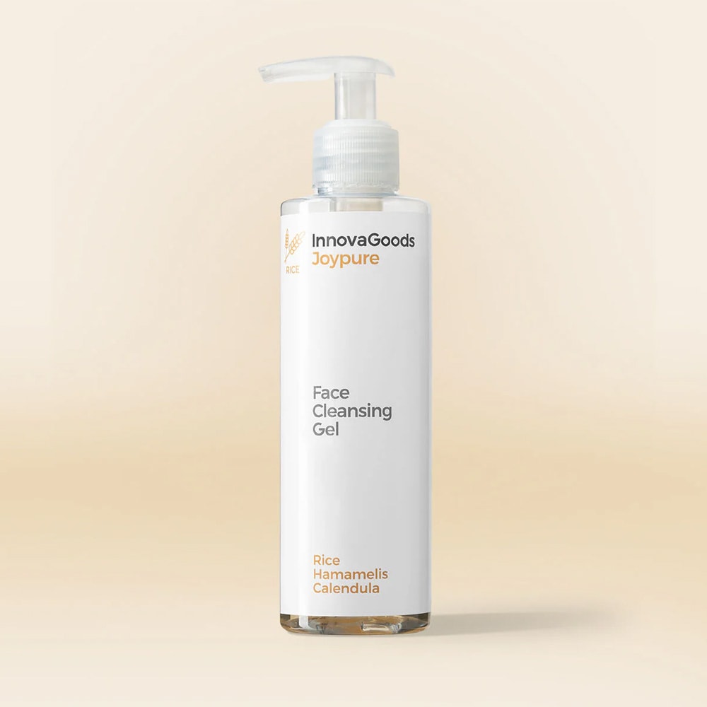 Rice Joypure -kasvopuhdistusgeeli 200 ml / vegaaninen kasvopuhdistusaine riisiuutteella