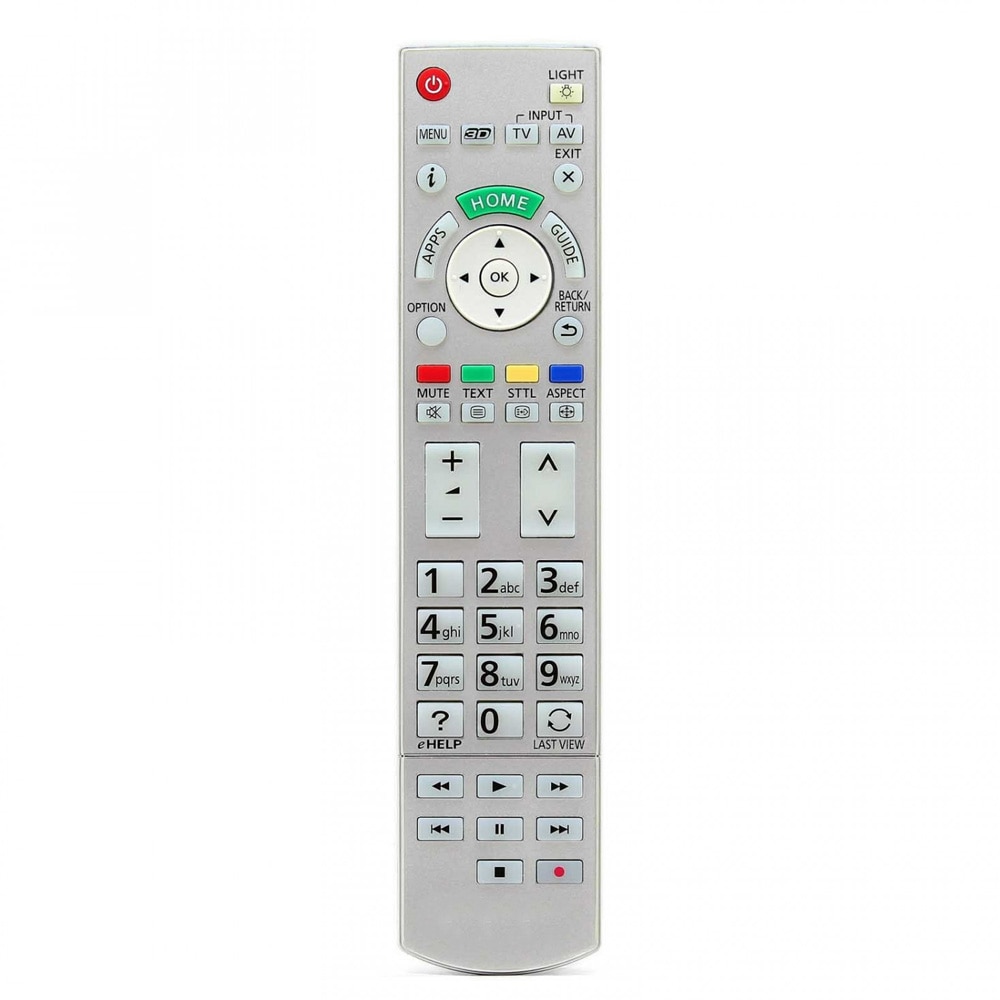 Panasonic-televisiolle tarkoitettu kaukosäädin N2QAYB000842 / Panasonicin varaosakaukosäädin