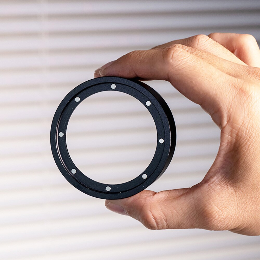 Magneettinen annostelurengas 58 mm – alumiininen annostelukaulus espressoon ja portafilteriin