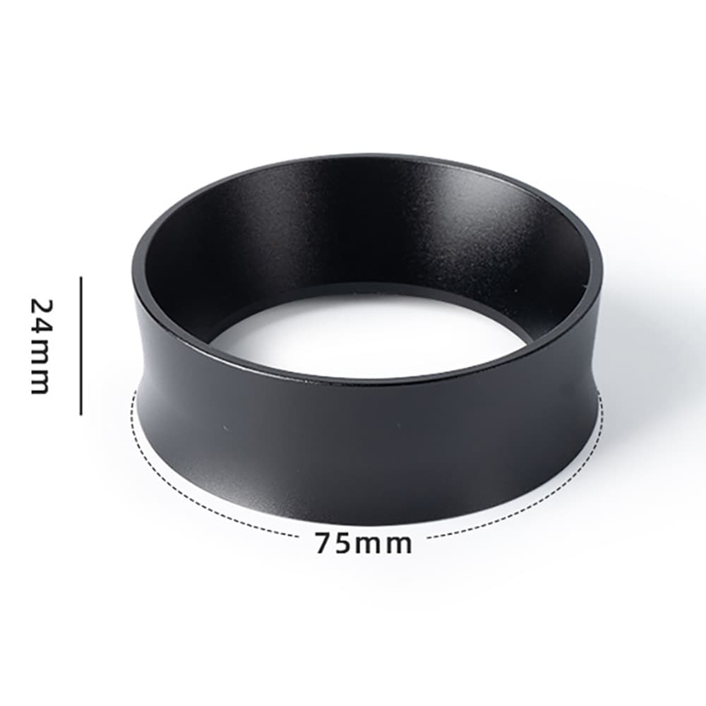 Magneettinen annostelurengas 58 mm – alumiininen annostelukaulus espressoon ja portafilteriin