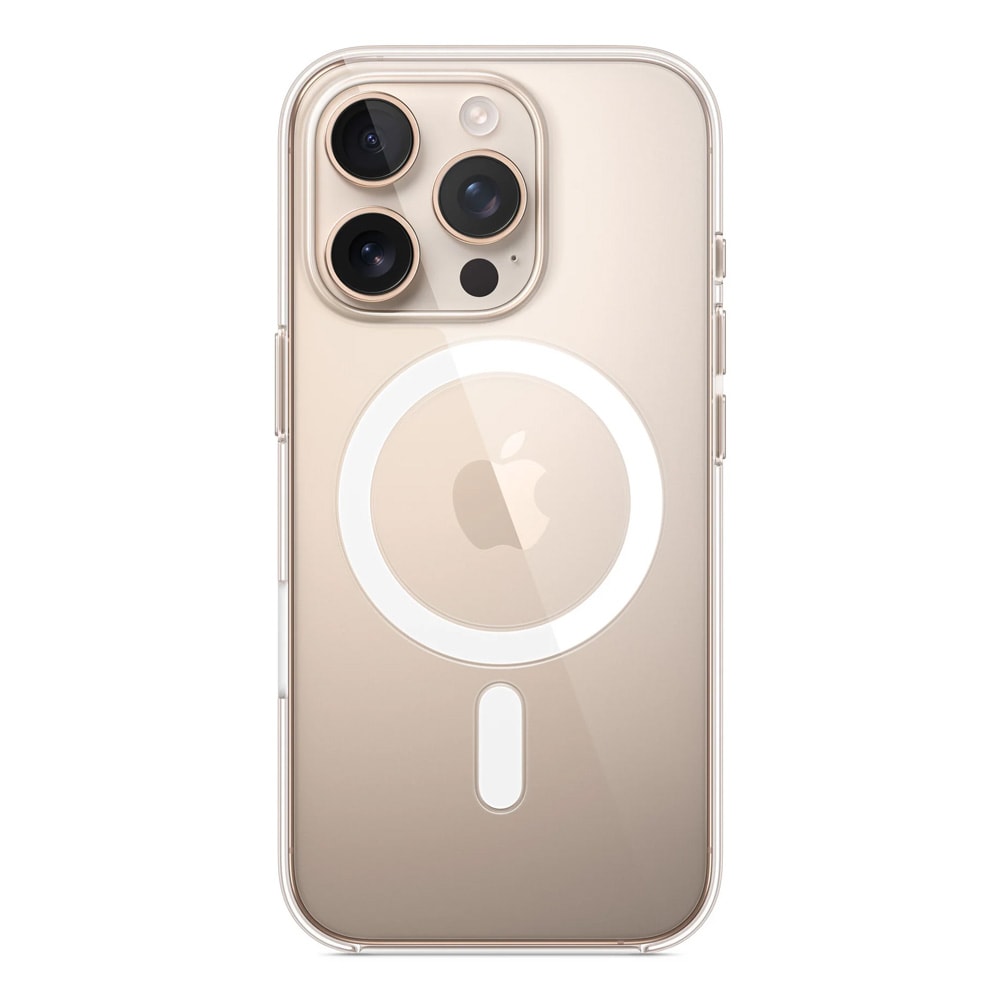 Apple Clear Case MagSafe -suojakotelo iPhone 16 Pro:lle MA7E4ZM/A / Läpinäkyvä MagSafe-suojakotelo