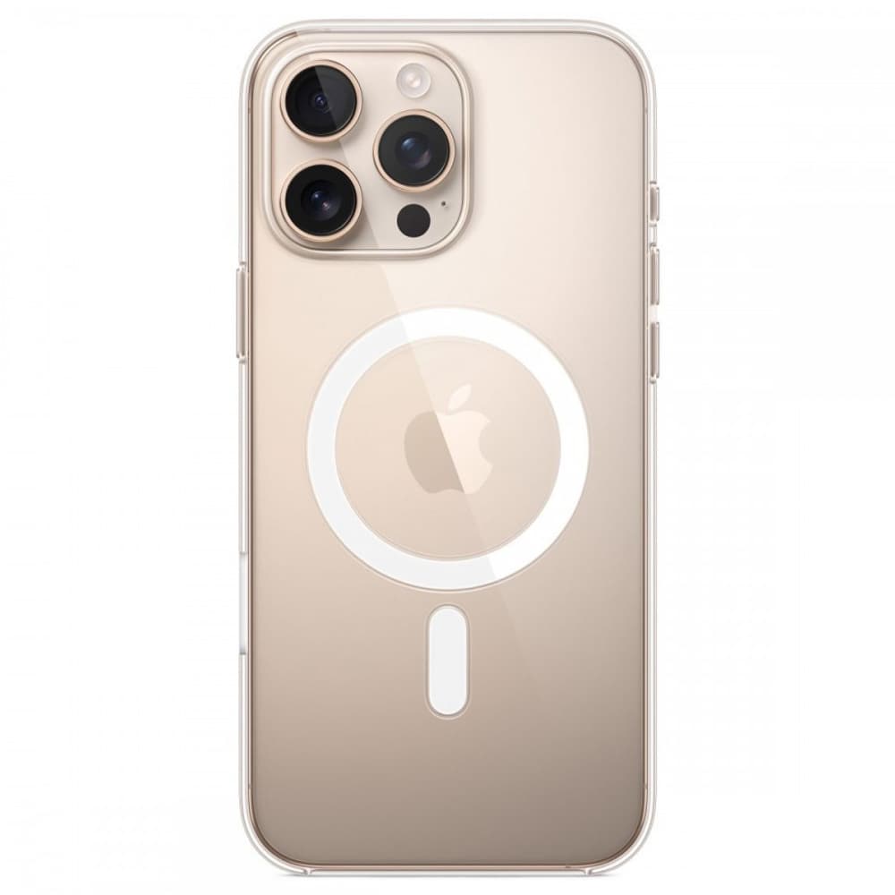 Apple Clear Case MagSafe -suojakotelo iPhone 16 Pro Maxille MA7F4ZM/A / Läpinäkyvä MagSafe-suojakotelo