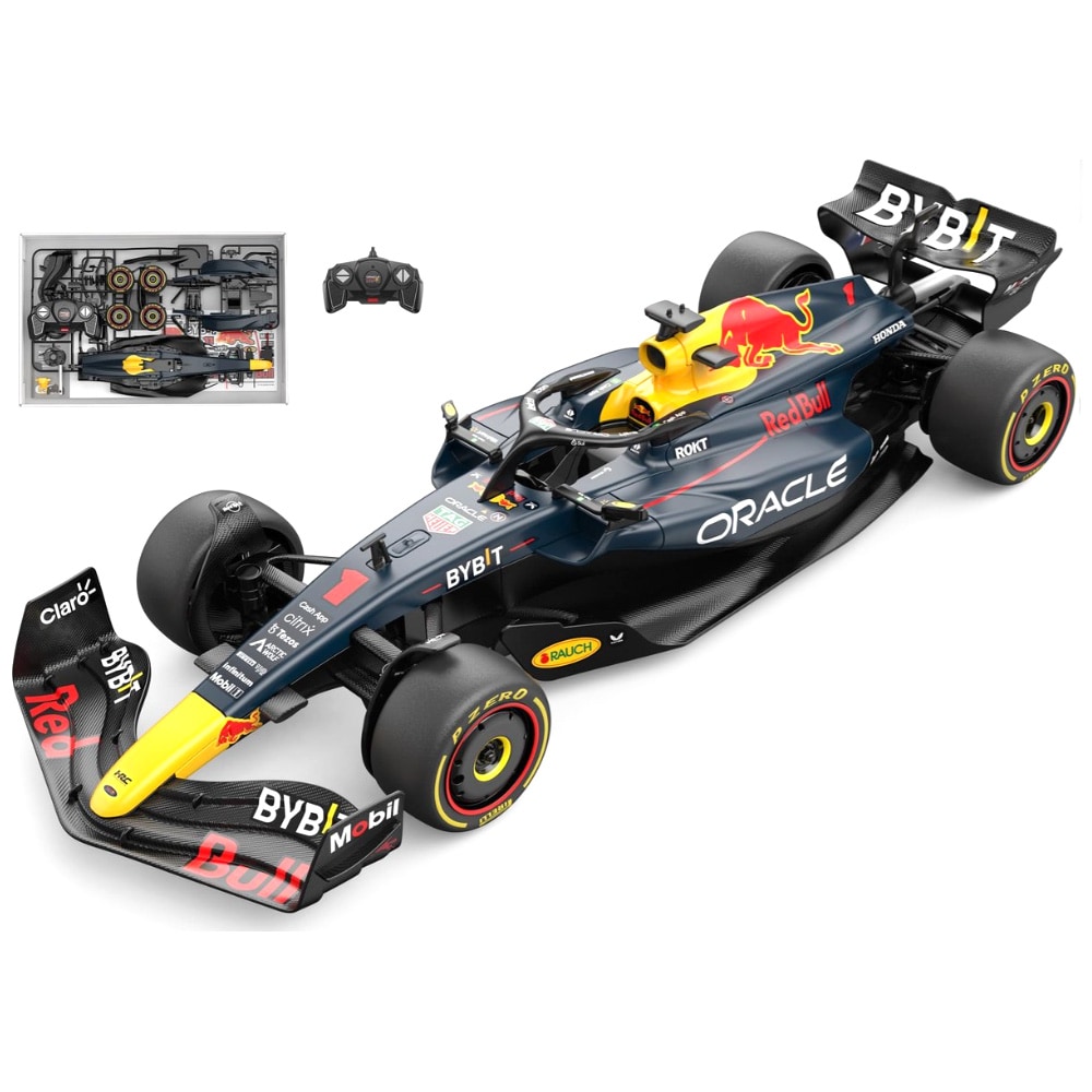 Rastar Red Bull RB19 -rakennussarja 55 osalla / radio-ohjattava F1-auto mittakaavassa 1:16 / RC-auto