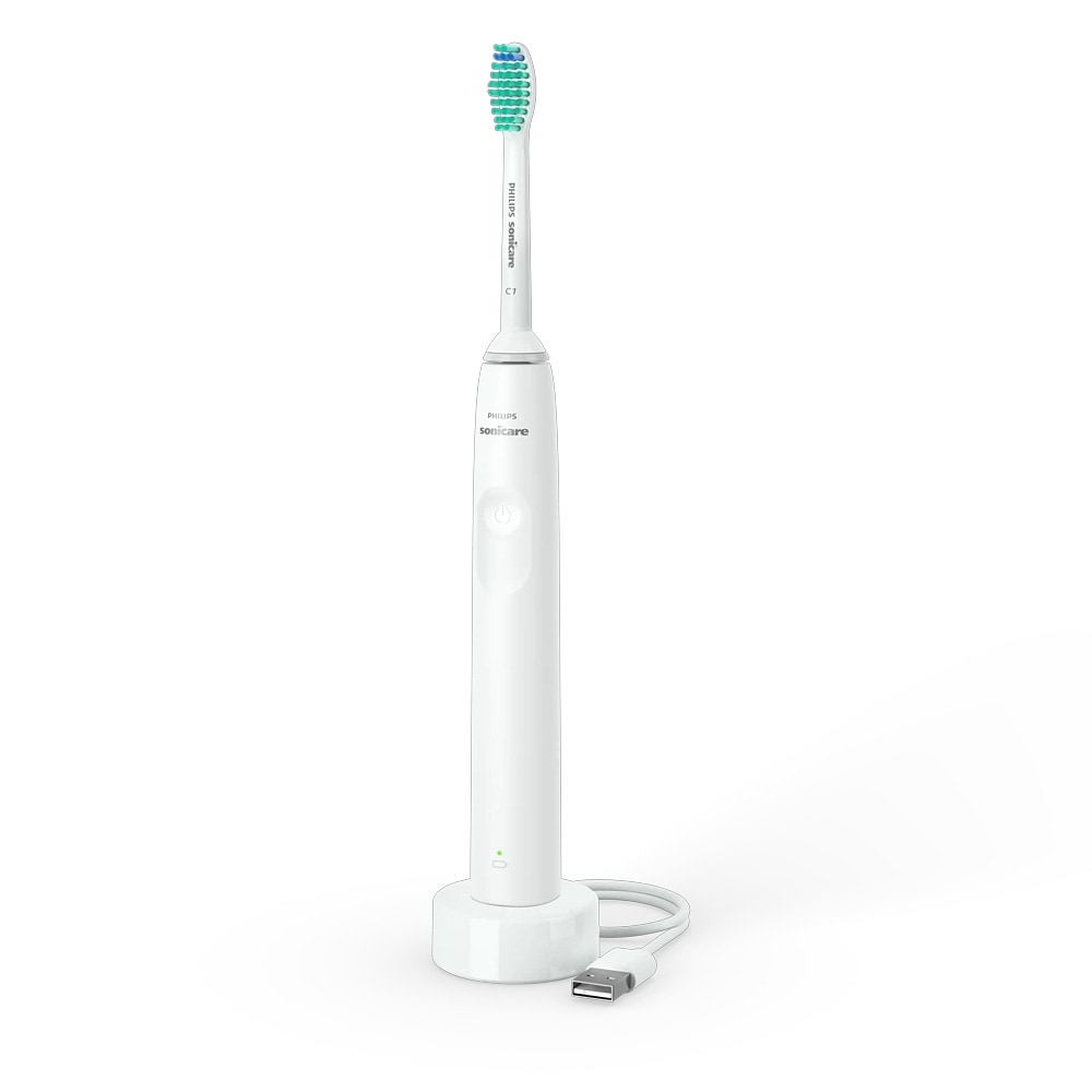 Philips Sonicare 2100 HX3651/13 -sähköhammasharja / sonic-hammasharja ajastimella / valkoinen ladattava hammasharja