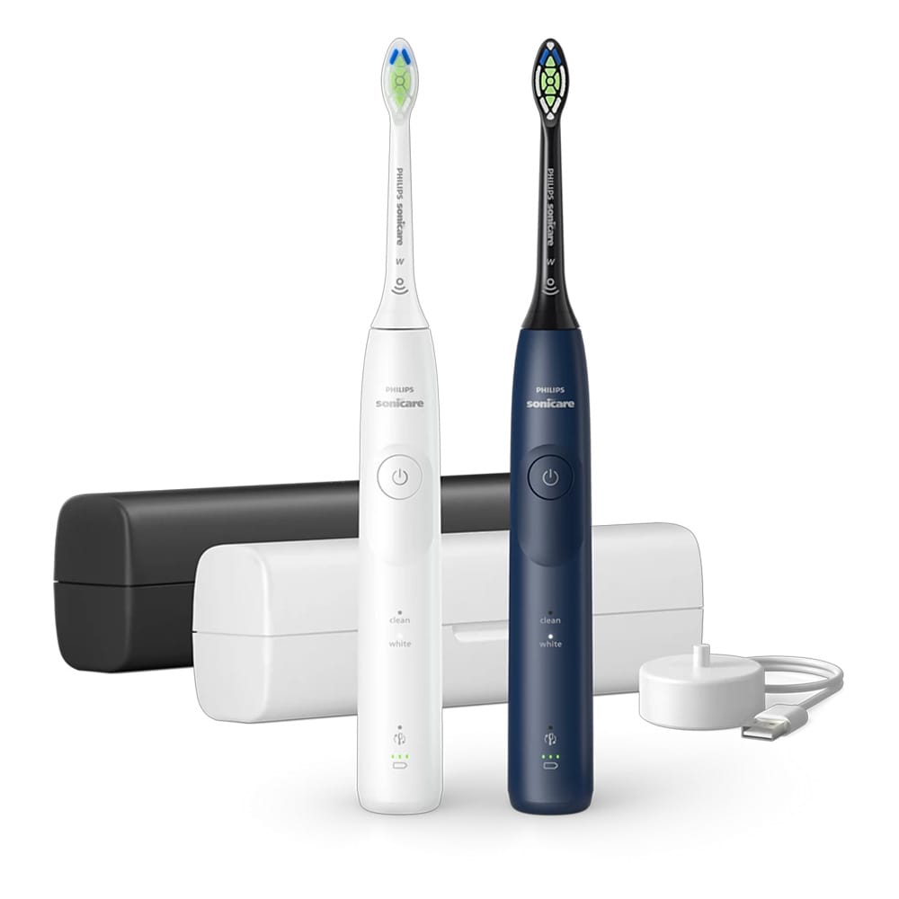 Philips Sonicare 5500 HX7119 -sähköhammasharja / sonic-hammasharja paineanturilla / 2-pack matkakotelolla