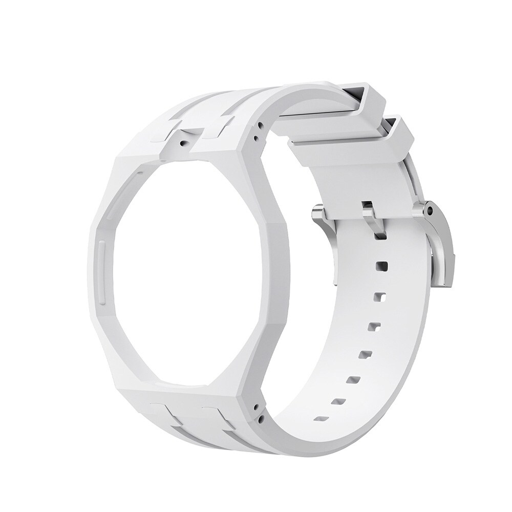 Silikonirannekkeen ja suojakotelon AP x Swatch Royal Pop 12 O'clock - Harmaa