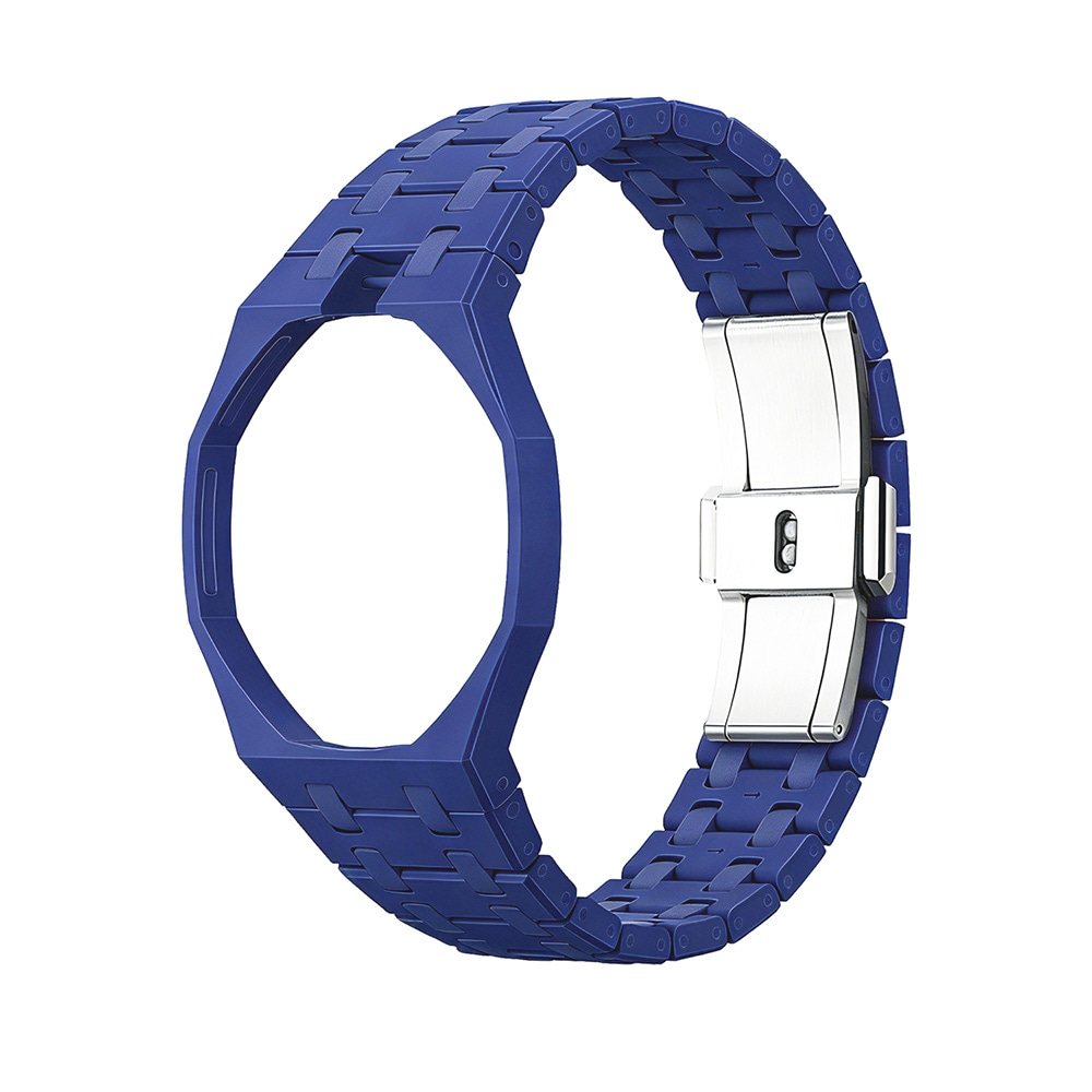 Biokeraaminen rannekoru ja suojakotelo AP x Swatch Royal Pop 12 O'clock - Sininen