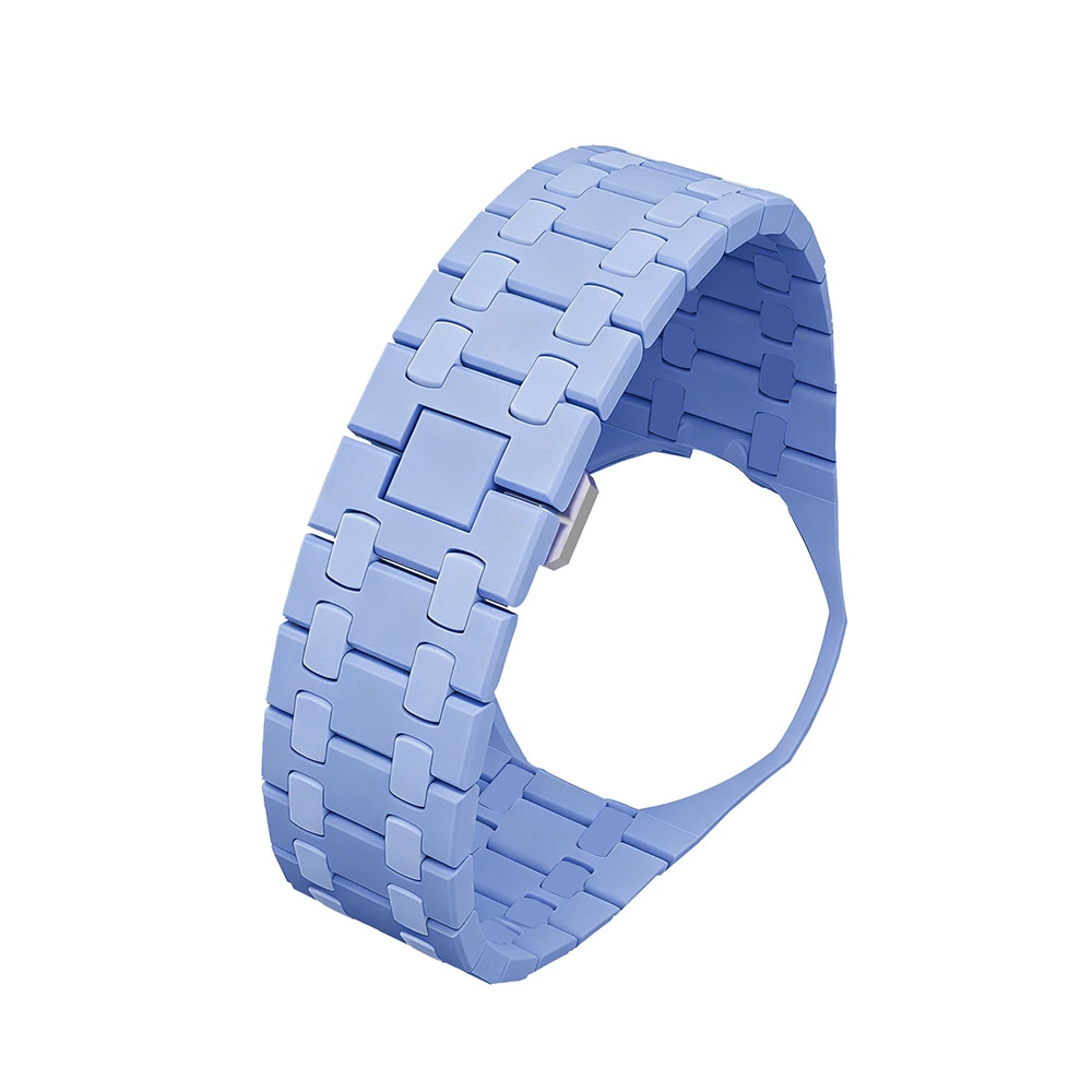 Biokeraaminen rannekoru ja suojakotelo AP x Swatch Royal Pop 3 O'clock -mallille – vaaleansininen
