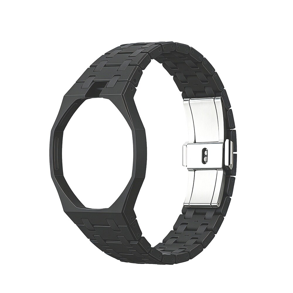 Biokeraaminen rannekoru ja suojakotelo AP x Swatch Royal Pop 12 O'clock - Svart